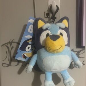 Bluey Plush Toy in Blue and White